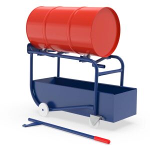 Drum Tipper for 60 l Drums with Lever Bar and Steel Tray