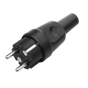 Electrical plug for drum heaters and IBC heating jackets, 230 V Schuko
