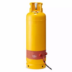 Silicone heating sleeve for 22 kg and 33 kg gas cylinders, 500 W, IP40, for 0-4055 °C, bimetal thermostat, 890 x 120 mm