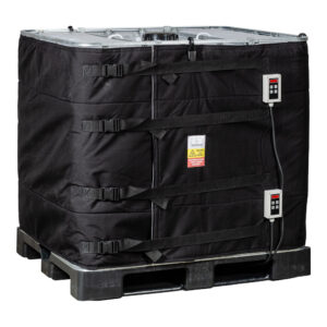 IBC heating jacket for 1000-liter IBC (temperature range: 0–90 °C) with digital individual controls, 2 x 1000 W