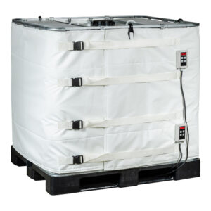 IBC heating jacket for 1000-liter IBC (temperature range: 0–90 °C) with digital control unit, 2 x 1000 W, suitable for food-grade applications