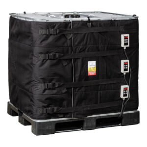 IBC heating jacket for 1000-liter IBC (temperature range: 0–90 °C) with digital individual controls, 3 x 1000 W