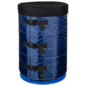 Passive insulation jacket for 200 l drums, designed for drum casing