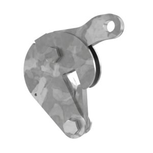 Galvanized drum clamp for standing 205-liter bead drums, load capacity 500 kg