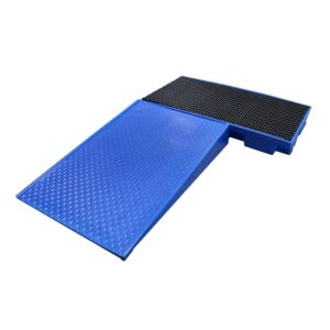 Ramp for spill decking made of polyethylene (PE-HD), 1200x800x150mm