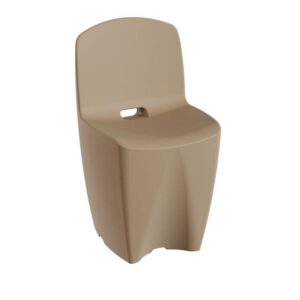 Outdoor chair without armrests, made of PE-HD, 460x490x800mm